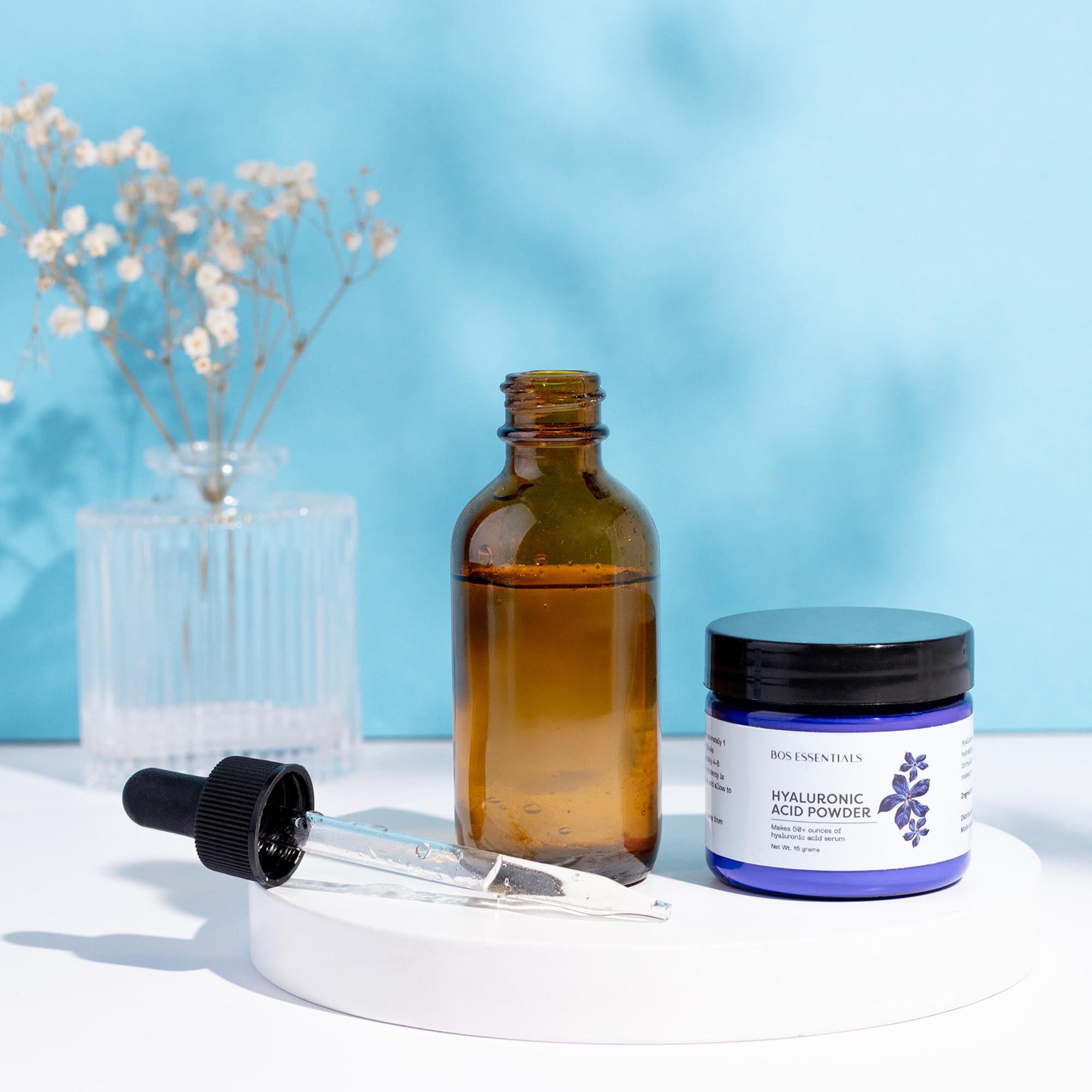 DIY serum yields 50+ oz, great for multiple routines.