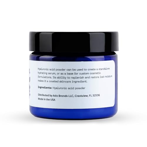 Mixing Bos Essentials HA powder with water to create a fresh, DIY serum.