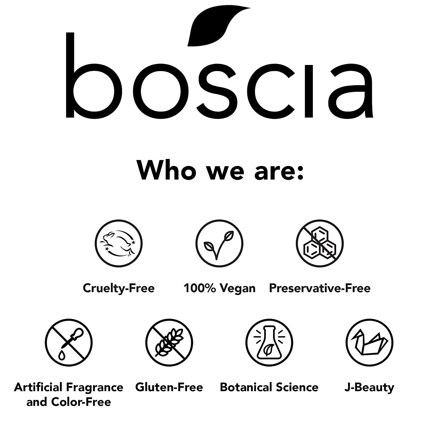 Boscia skin texture after application close-up hints smoother, refined surface.