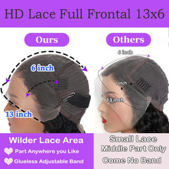 BOSDIOS 13x6 HD lace front wig with virgin hair for seamless parting