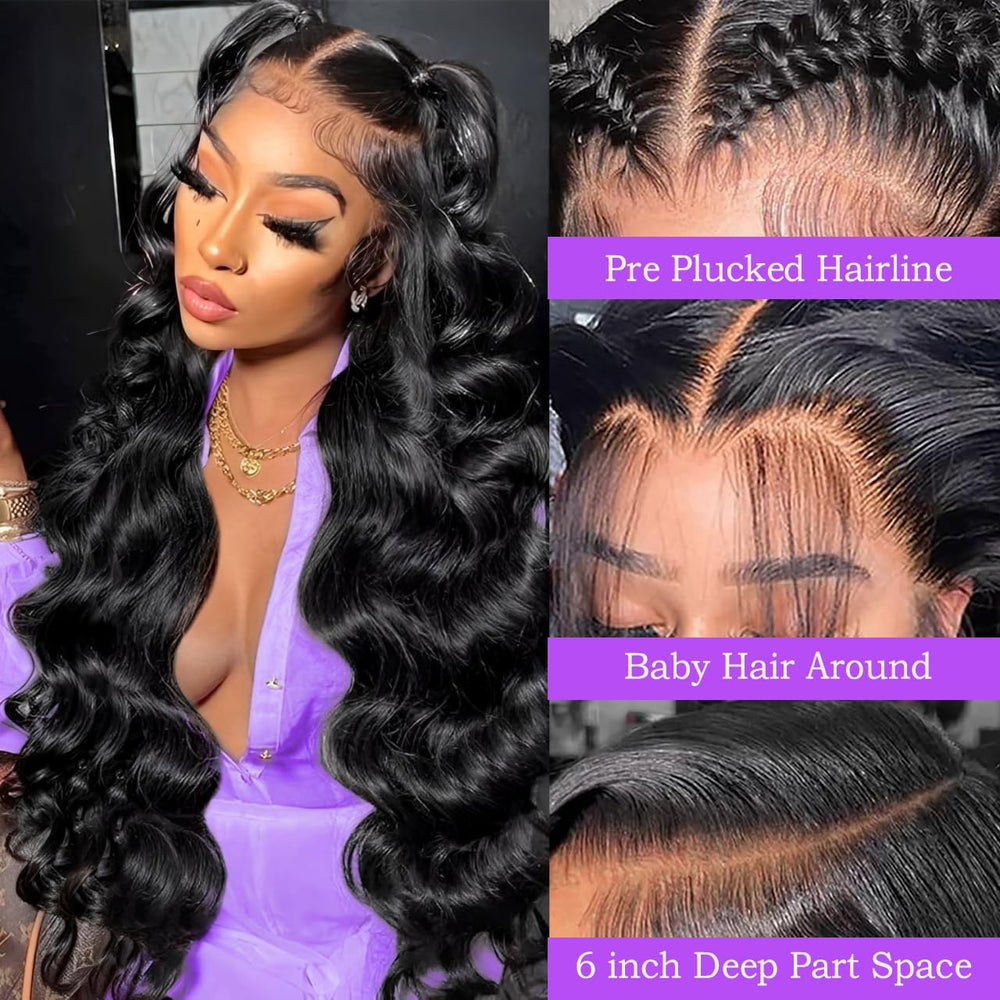 Virgin Brazilian hair with body wave and natural shine from BOSDIOS