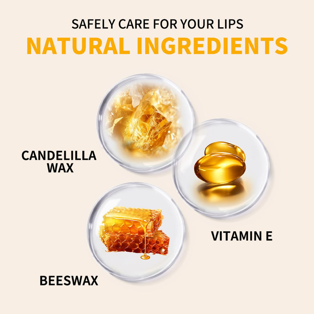 Bosdoer Honey Lip Tinted Lip Balm creamy texture glides on smoothly for lasting moisture.