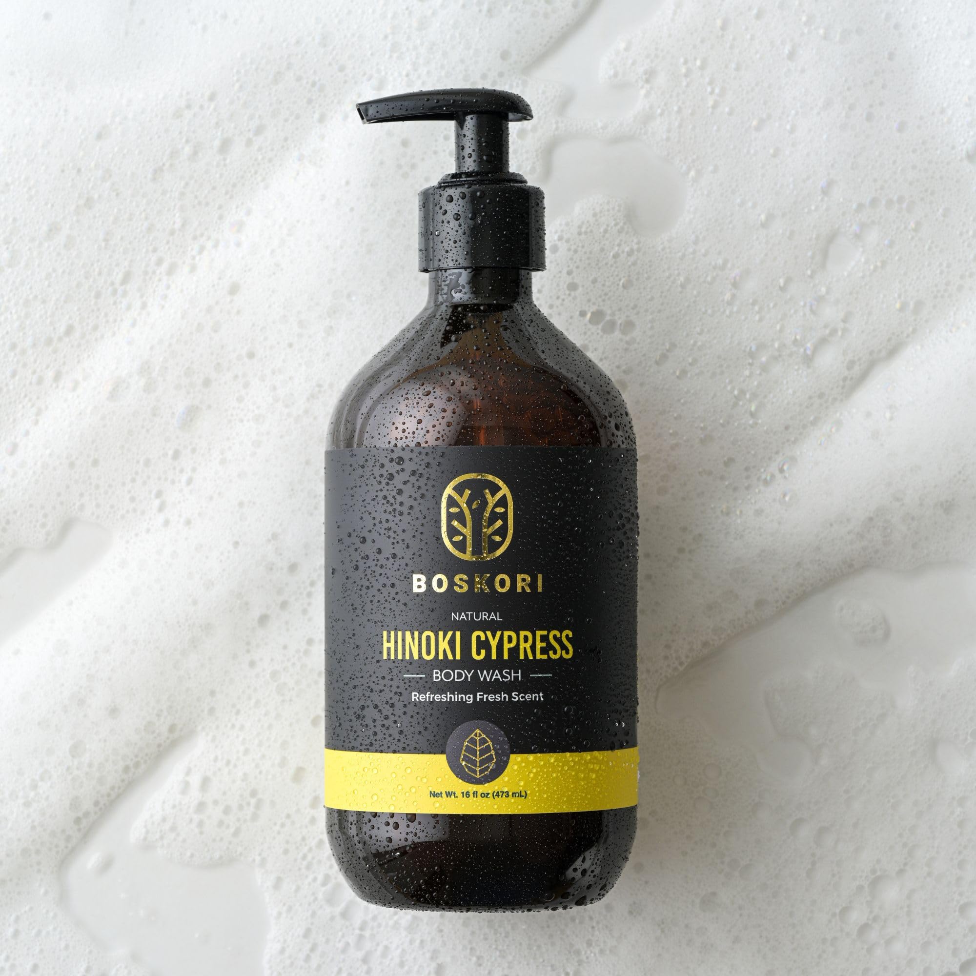 Packaging indicates BOSKORI Hinoki is made in Taiwan with careful craftsmanship.