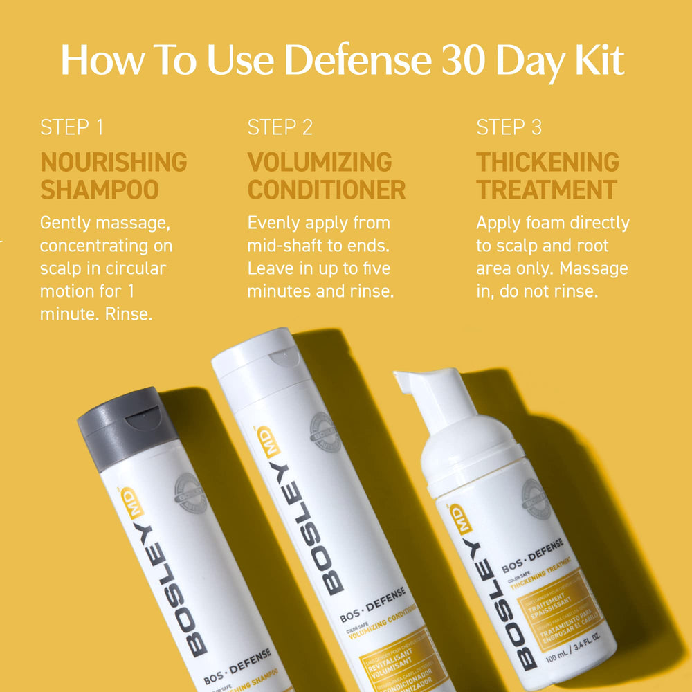 BosDefense Pumpkin Seed Extract visual highlights natural DHT-blocker support for healthier-looking hair.