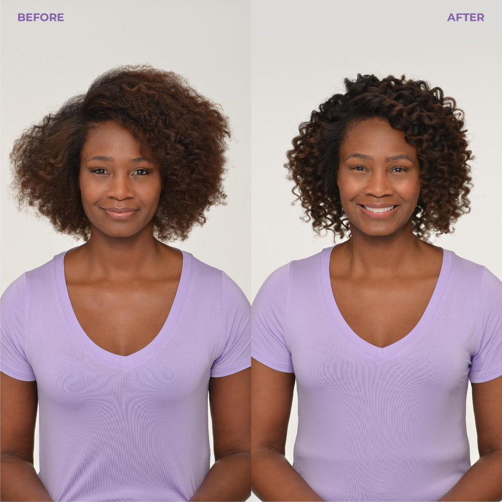 BosleyMD Curl Definition image showing hydrated, defined curls.
