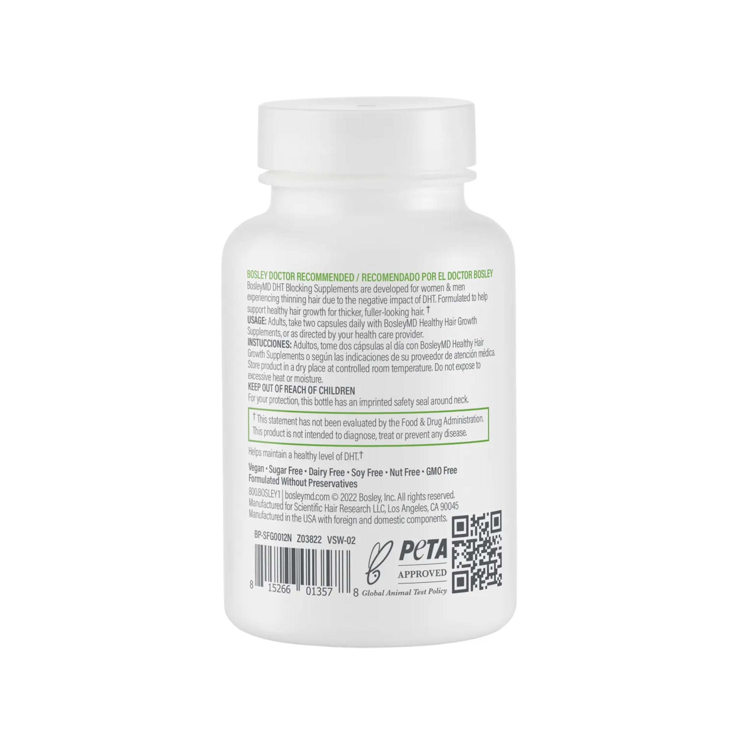 BosleyMD DHT-7 Blend with kelp to nourish scalp and hair health