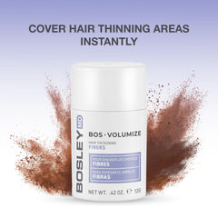 BosleyMD fibers bond to hair shaft for natural-looking fullness.