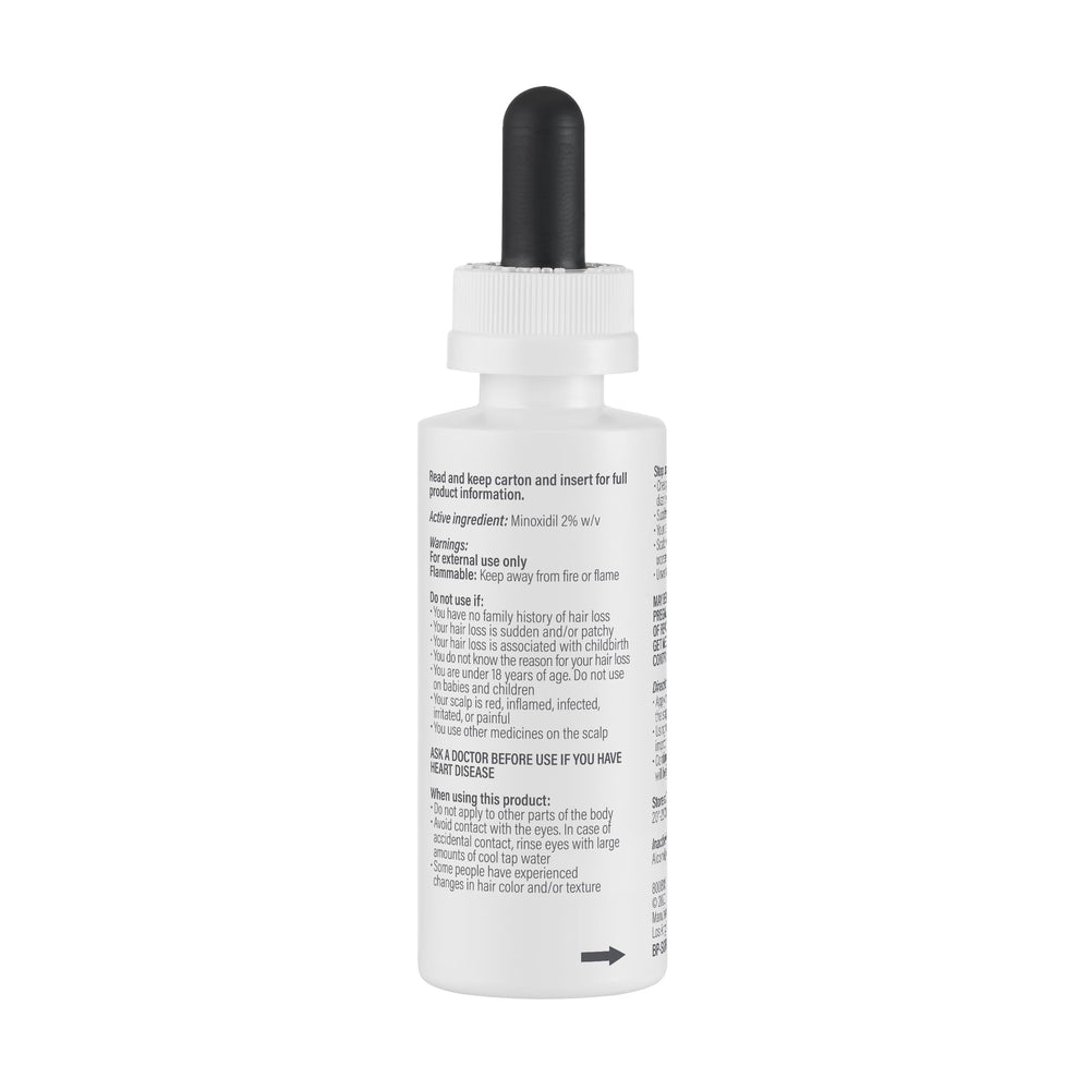 BosleyMD bottle on counter with clear dosing for consistent use.