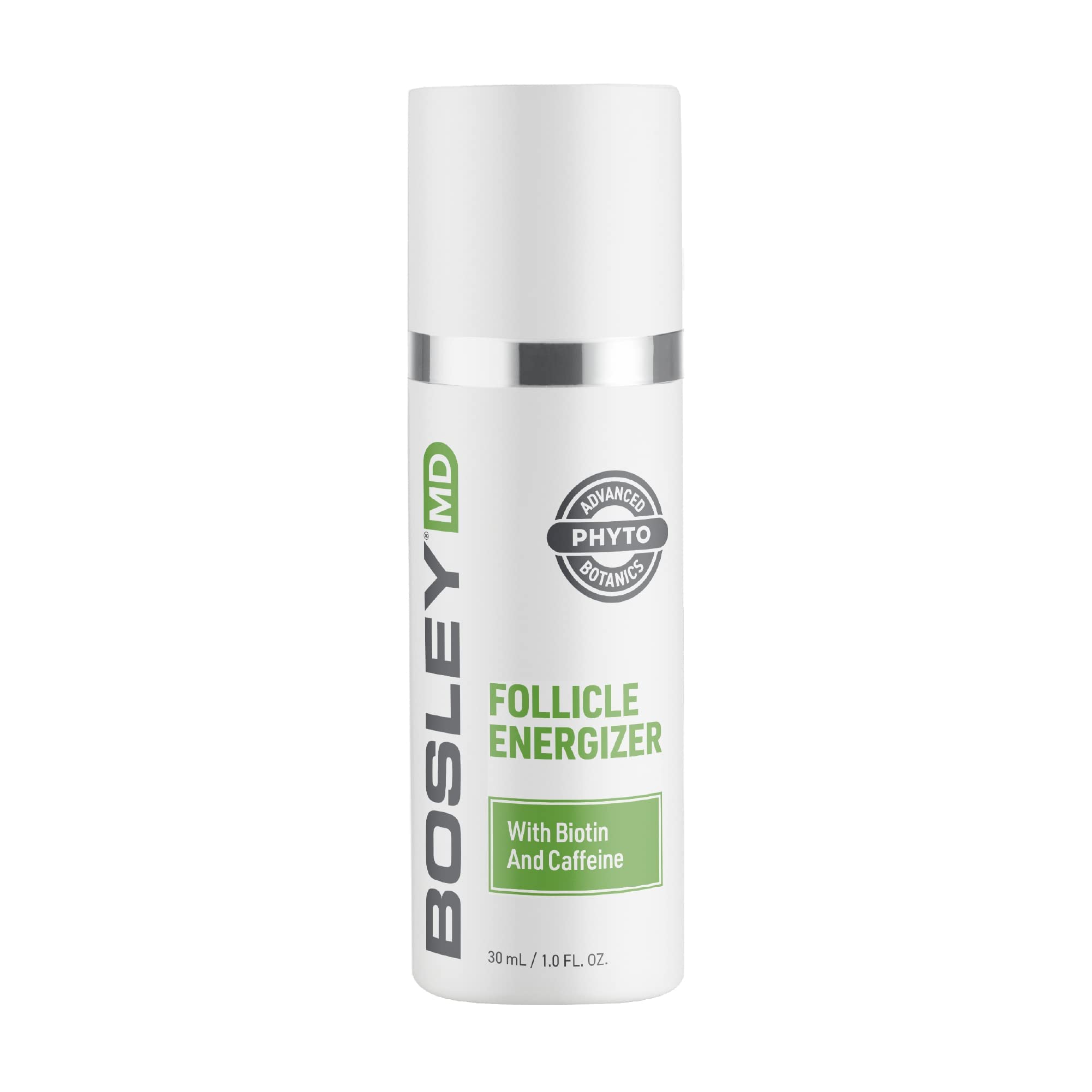BosleyMD Healthy Hair Follicle Energizer bottle for easy at-home application.