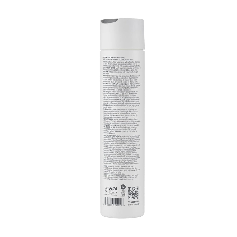 BosleyMD MendXtend conditioner bottle supports smooth, manageable hair.