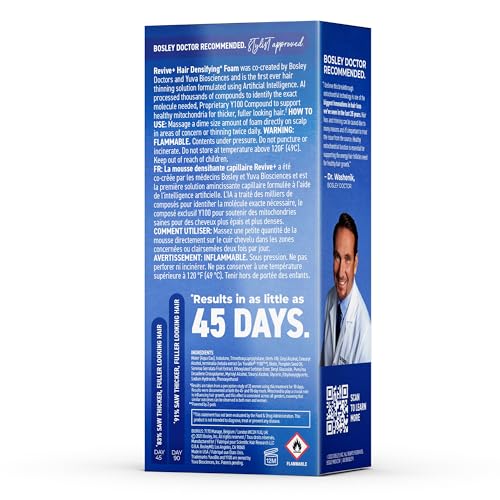 BosleyMD Revive+ bottle displayed for daily thickening routine