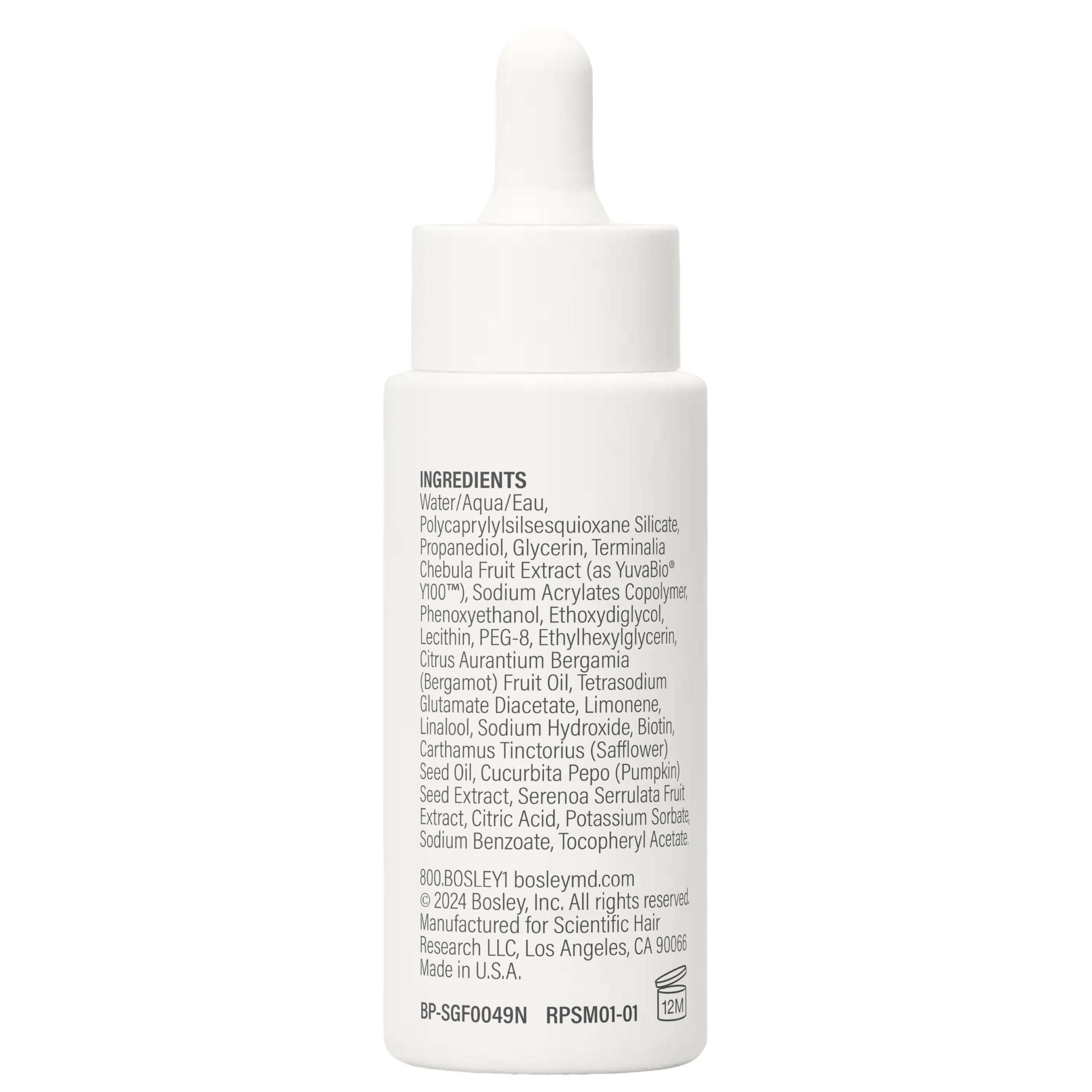 Scalp-area application showing precision dropper in use