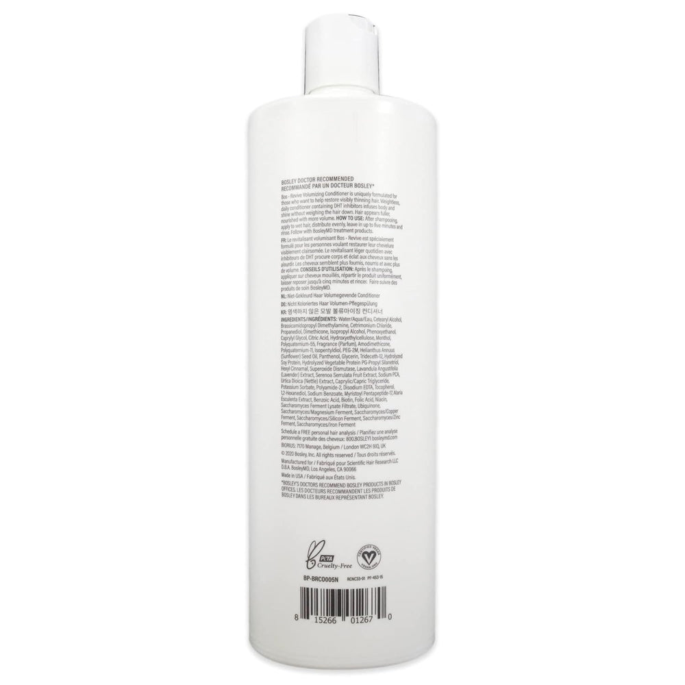 BosRevive hair-application-foam showing smooth, weightless conditioning