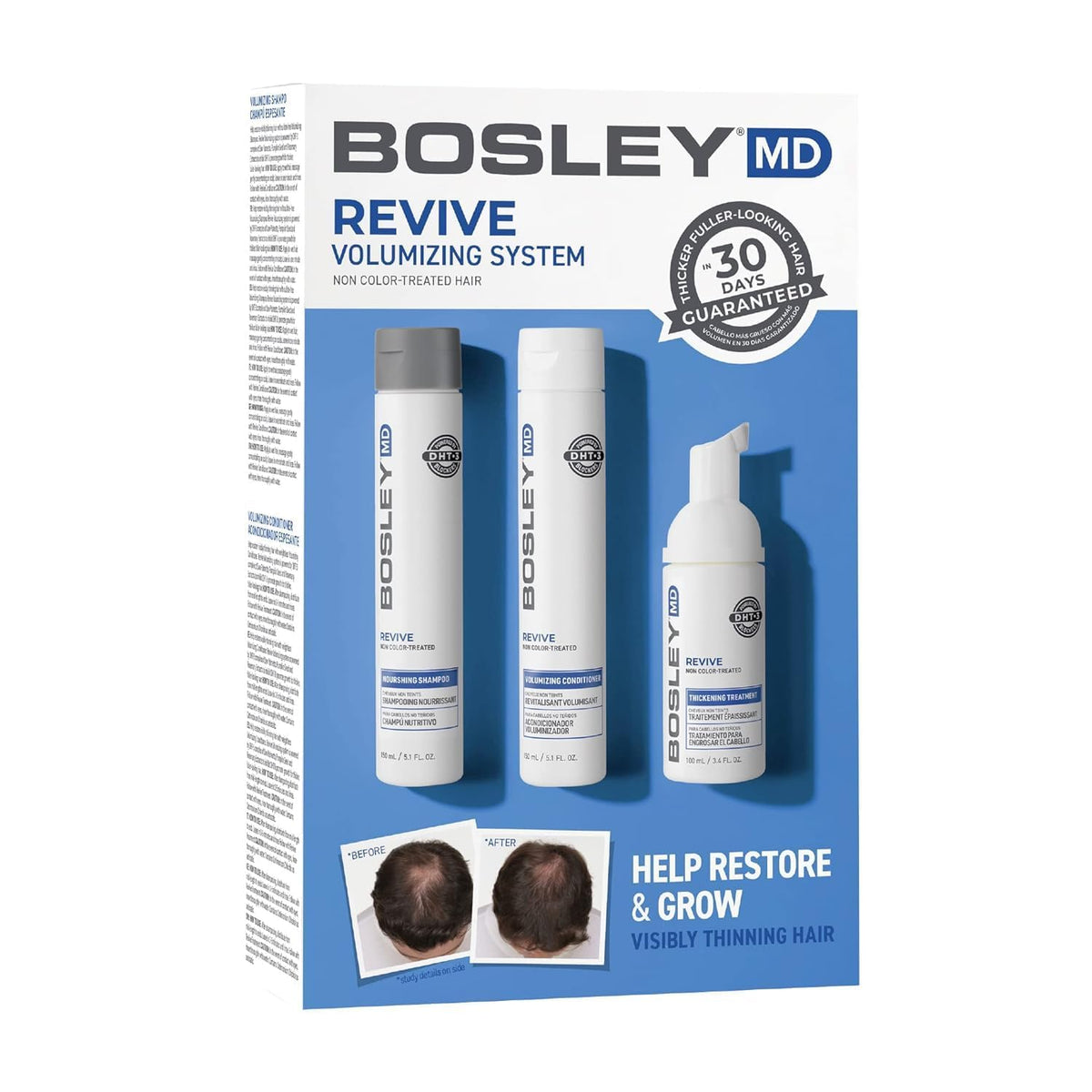 BosRevive Nourishing Shampoo bottle promoting gentle cleansing and scalp care