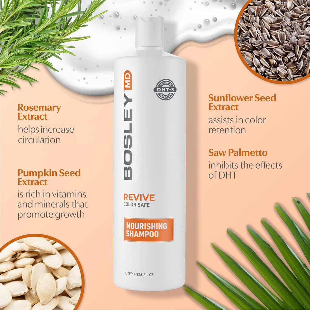 BosRevive Nourishing Shampoo hair strands look fuller with regular use