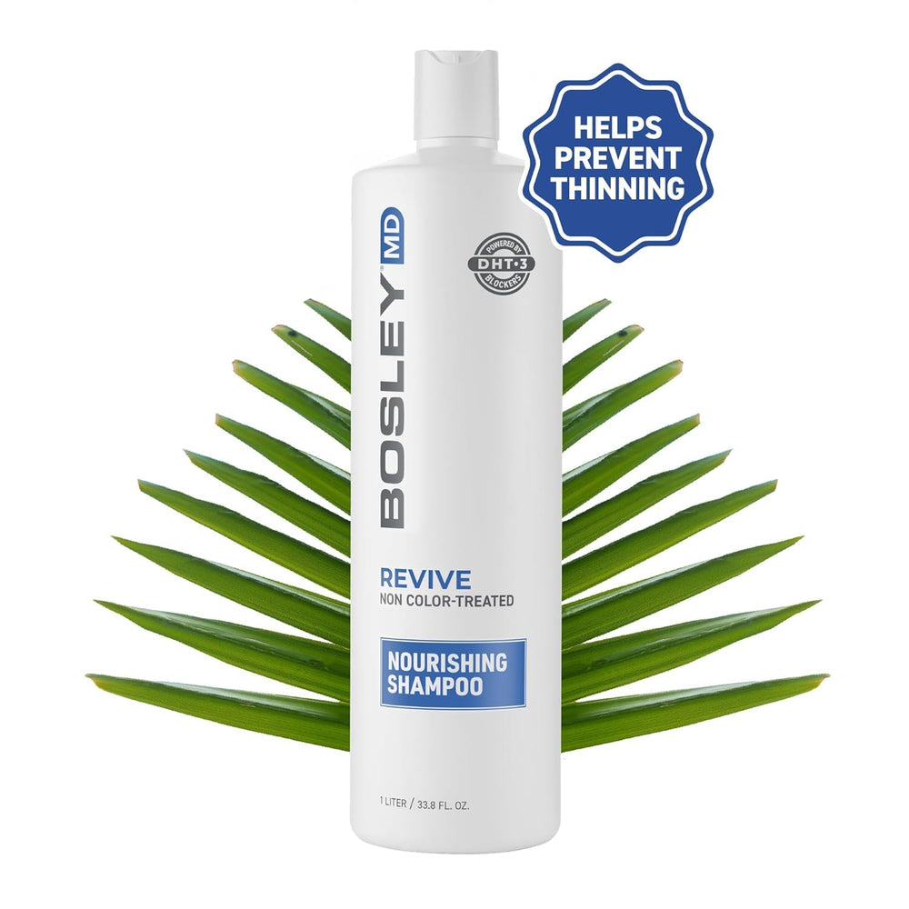 BosRevive Shampoo with pumpkin seed extract offering natural DHT-blocking support.