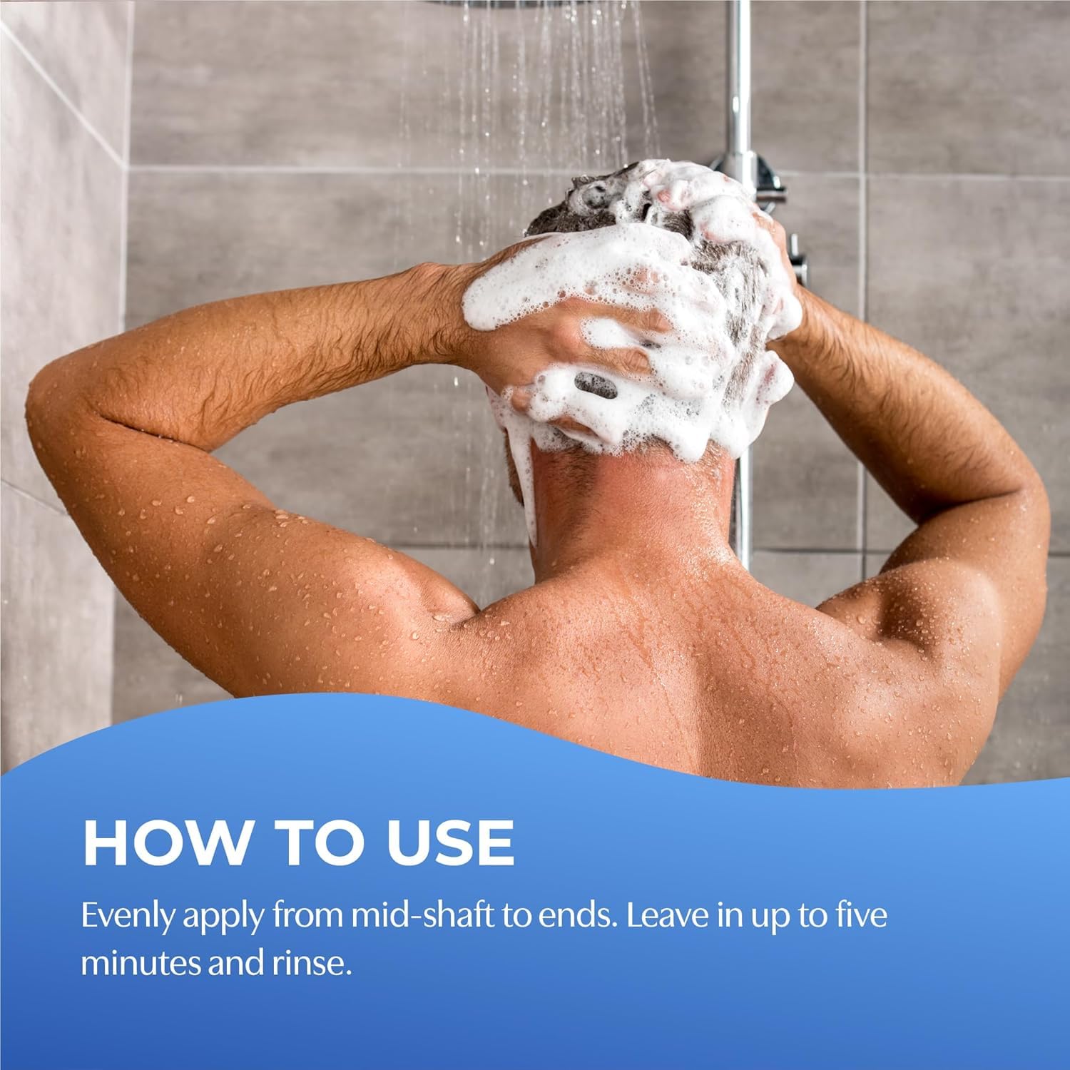 BosRevive product in a bathroom setup conveys premium thinning hair care
