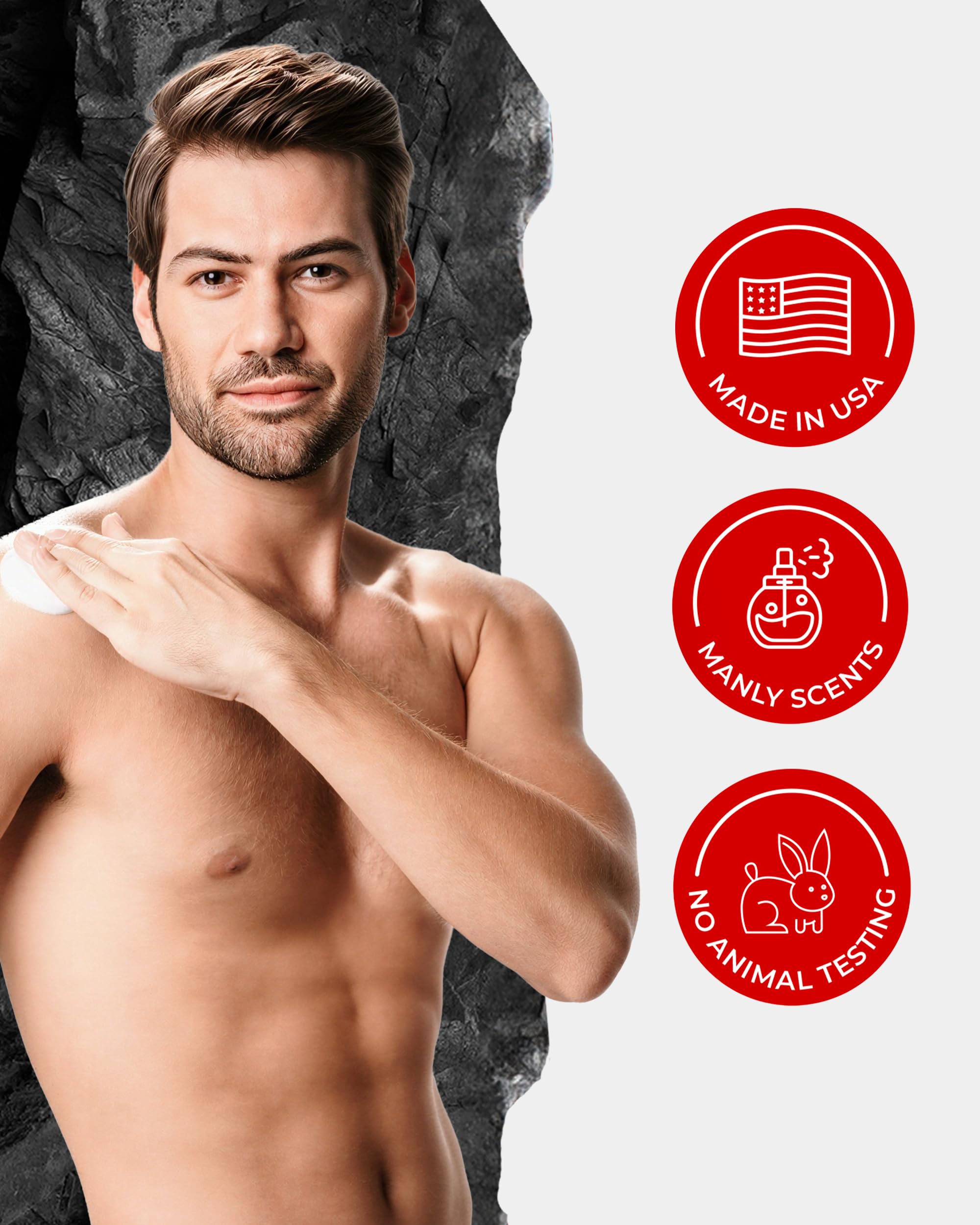 Bossman Colotion packaging highlights suitability for all skin types and daily use.
