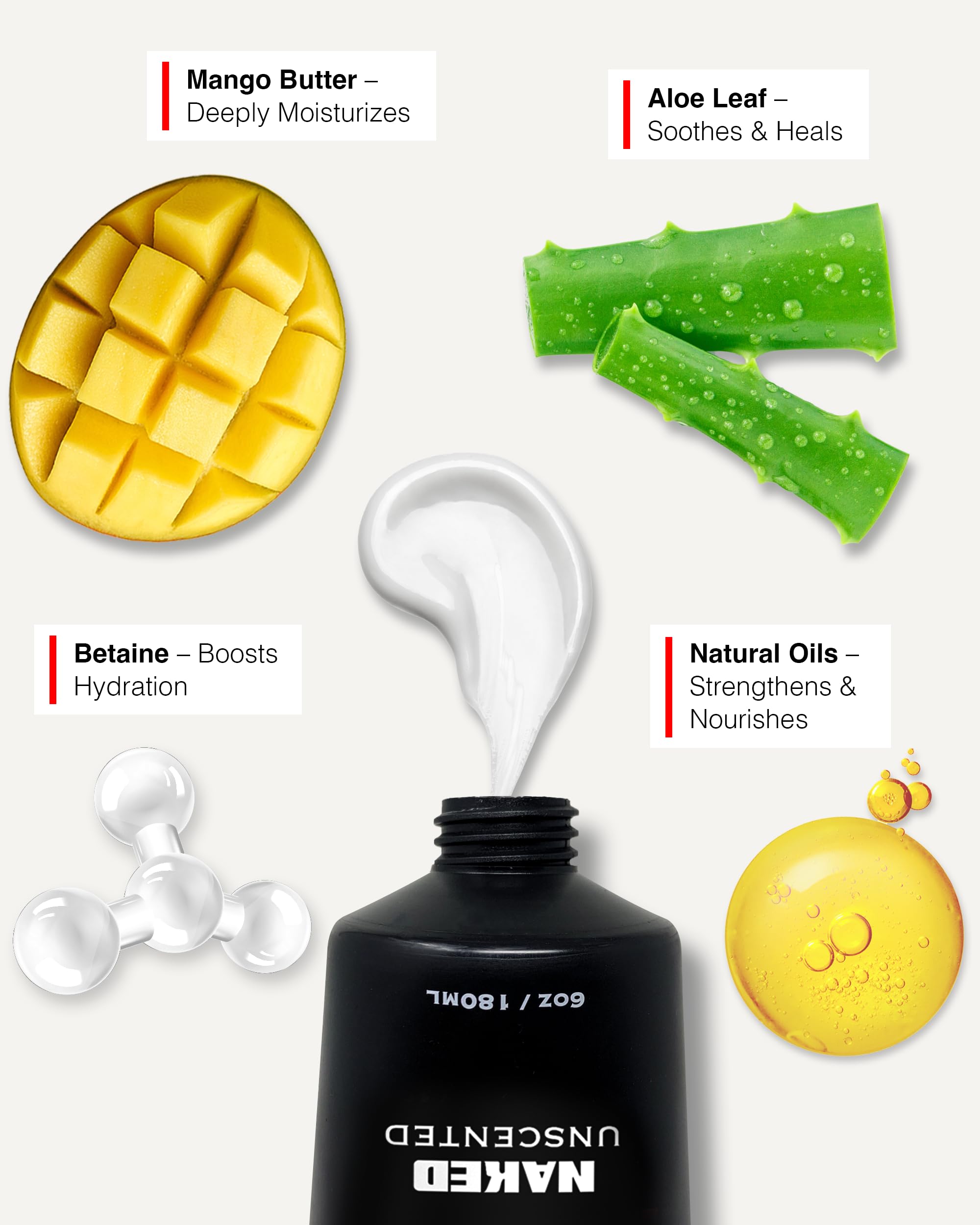 Unscented Bossman Fortify formula in bottle ideal for fragrance-free routines