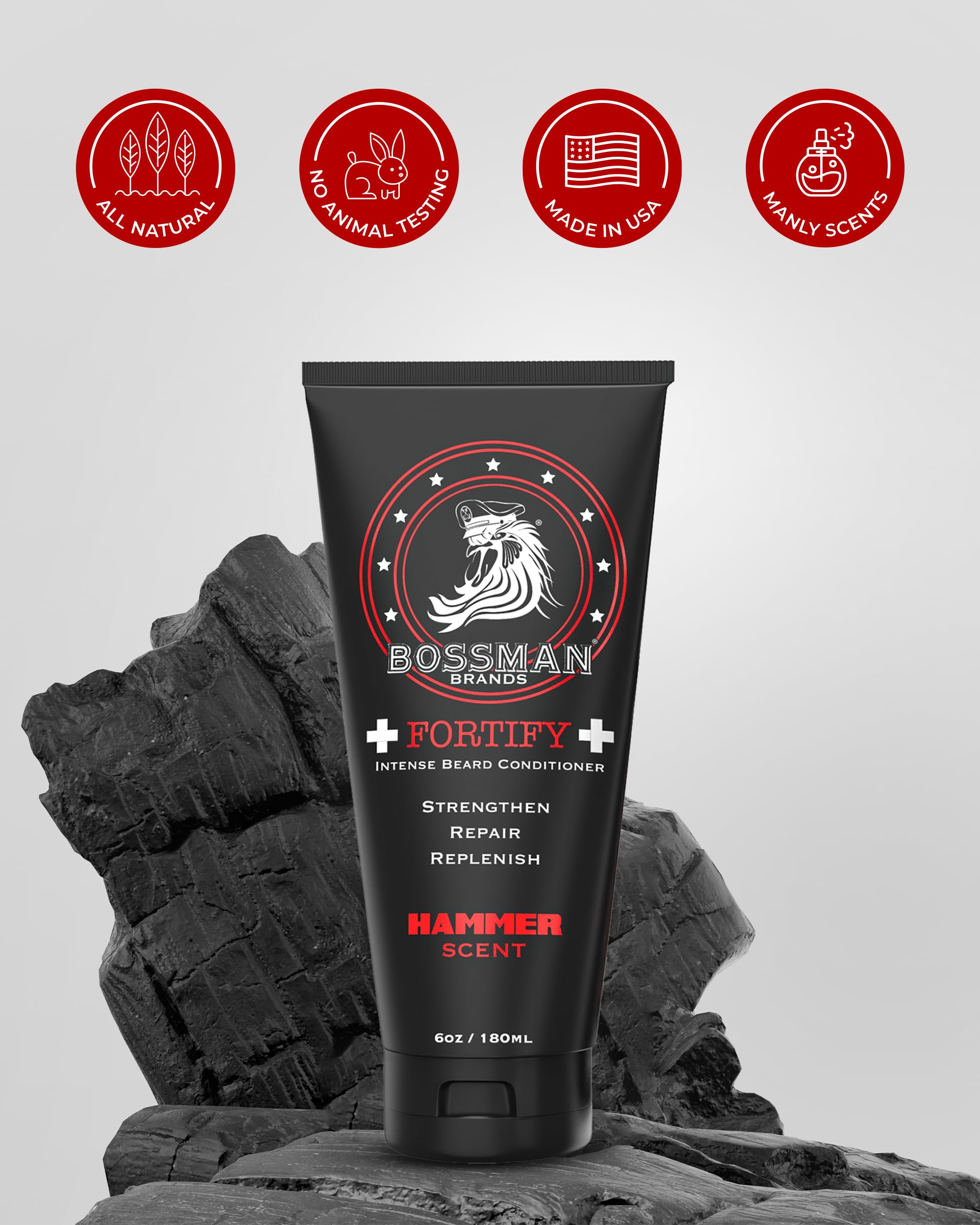 Bossman Fortify USA-made cruelty-free formula cared for by you