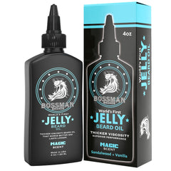 Bossman Jelly Beard Oil 4oz bottle for daily beard care.