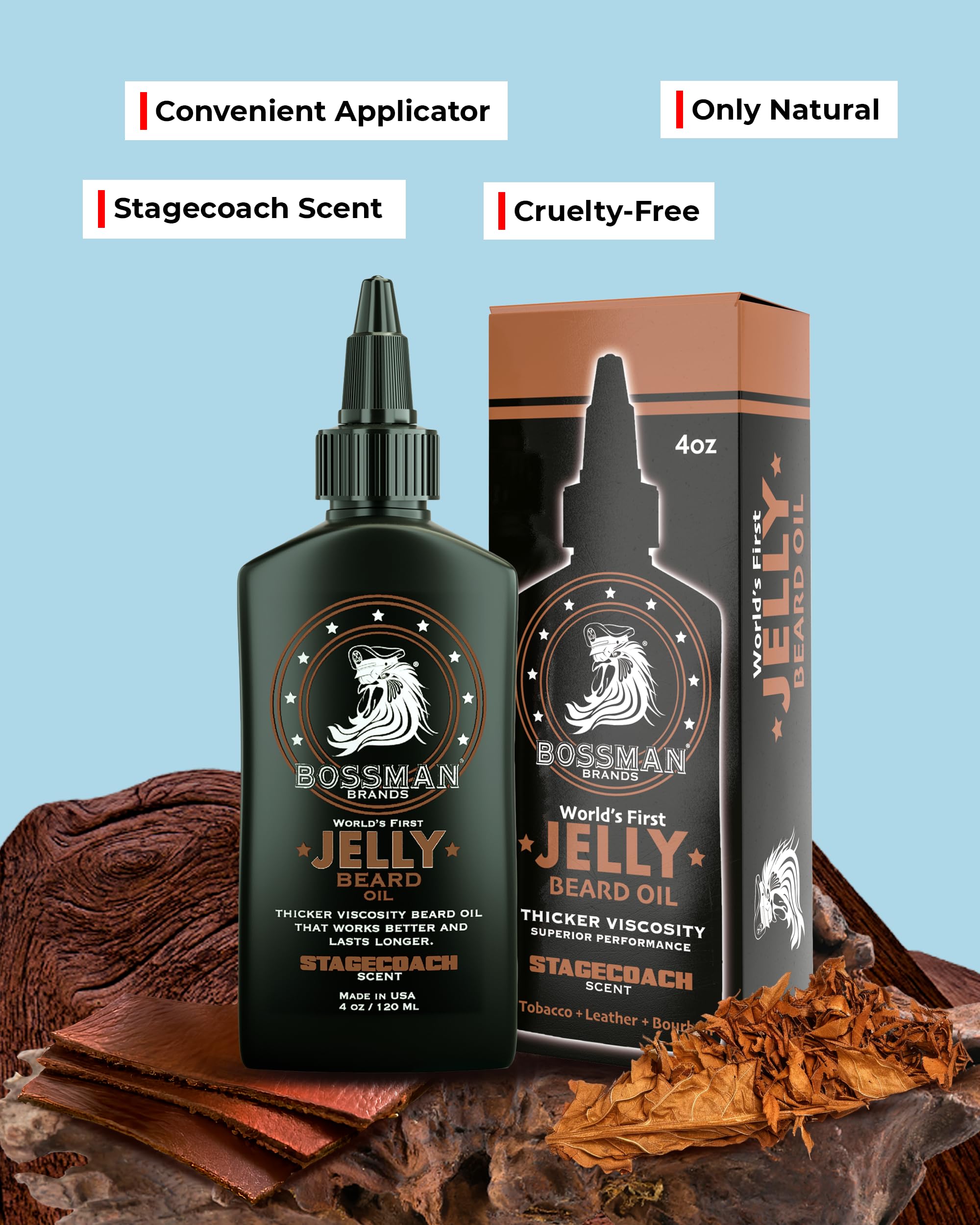 Close-up of thick jelly texture indicating deep hydration for beard softness.