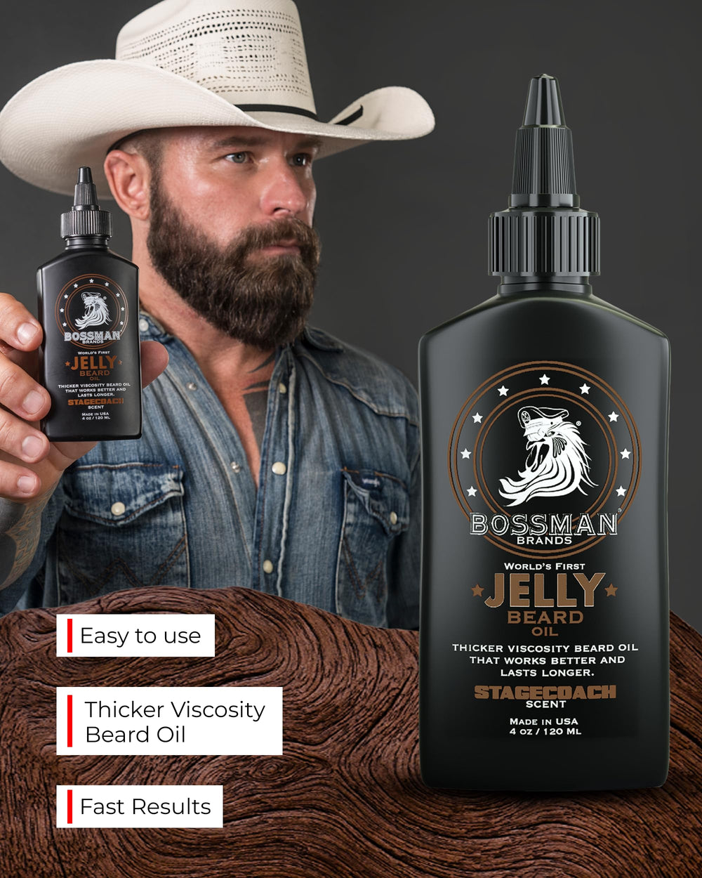 Bossman Made in USA badge on packaging.