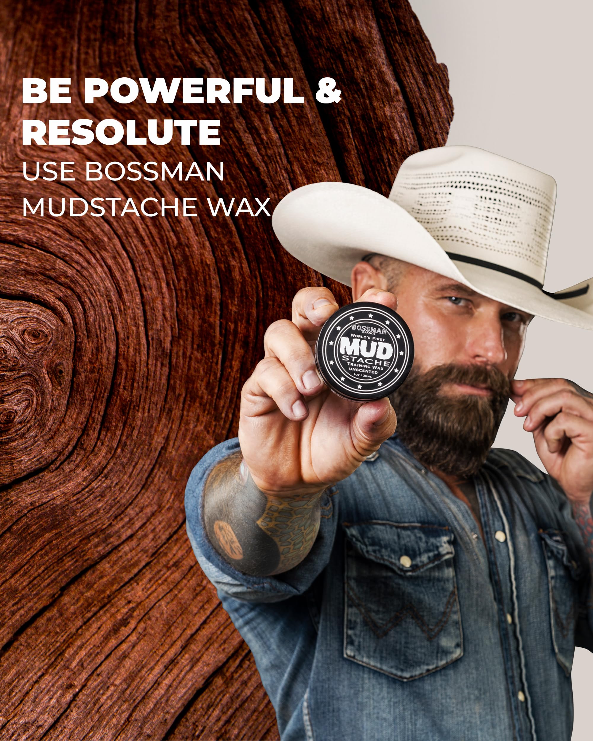 Bossman MUDstache fragrance-free formula suitable for sensitive noses.
