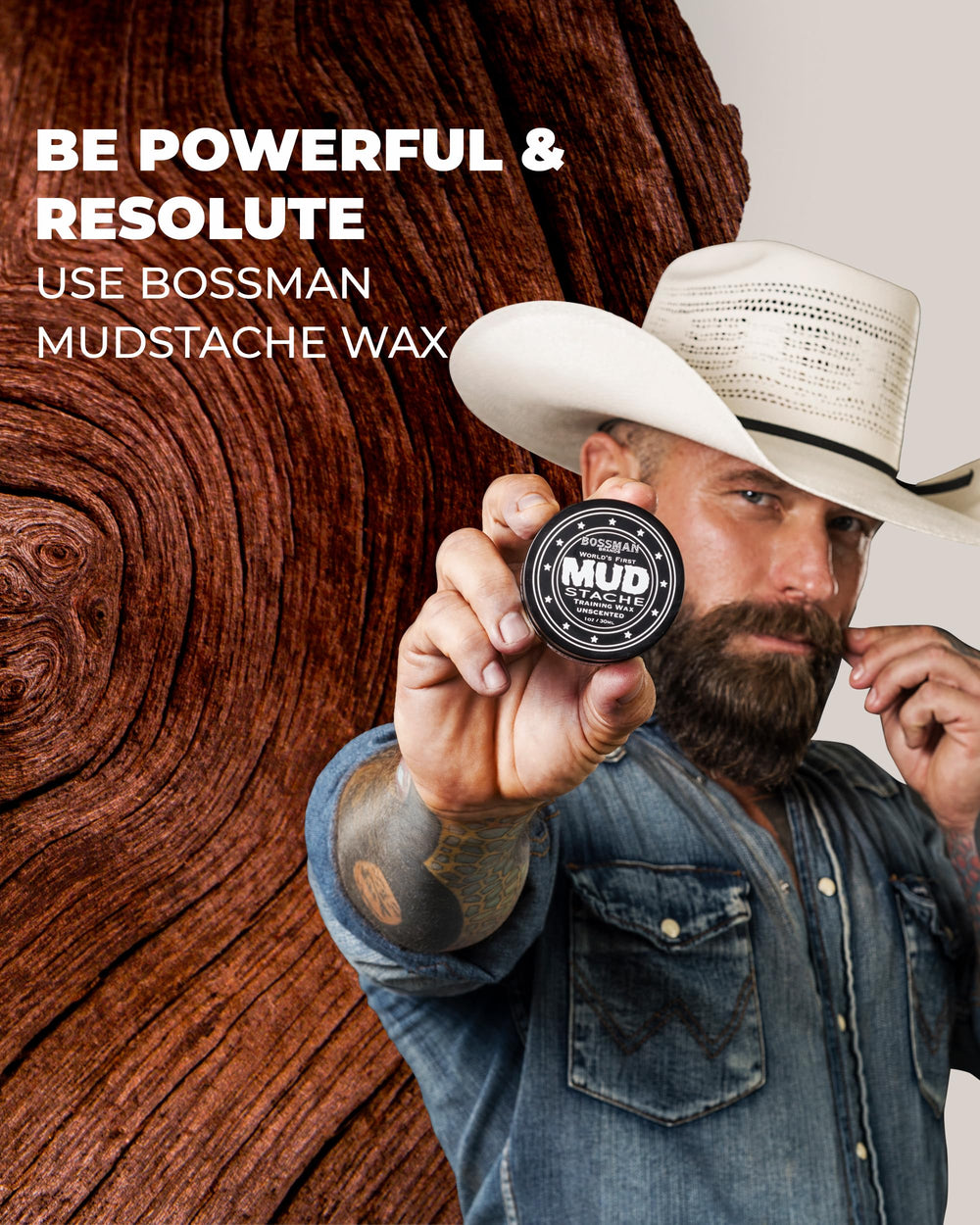 Bossman MUDstache fragrance-free formula suitable for sensitive noses.
