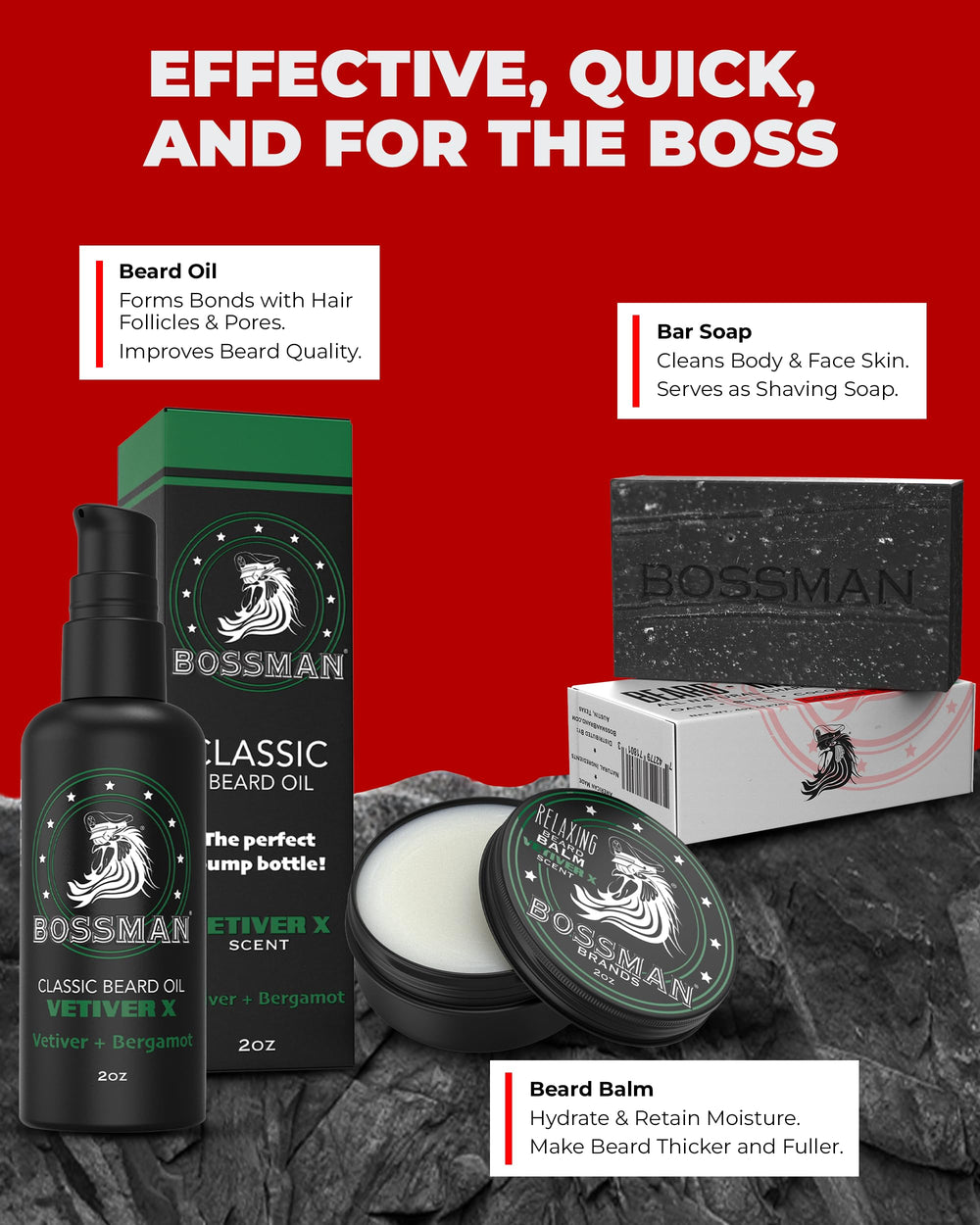Bossman Starter Kit USA-made label – proudly produced in the United States