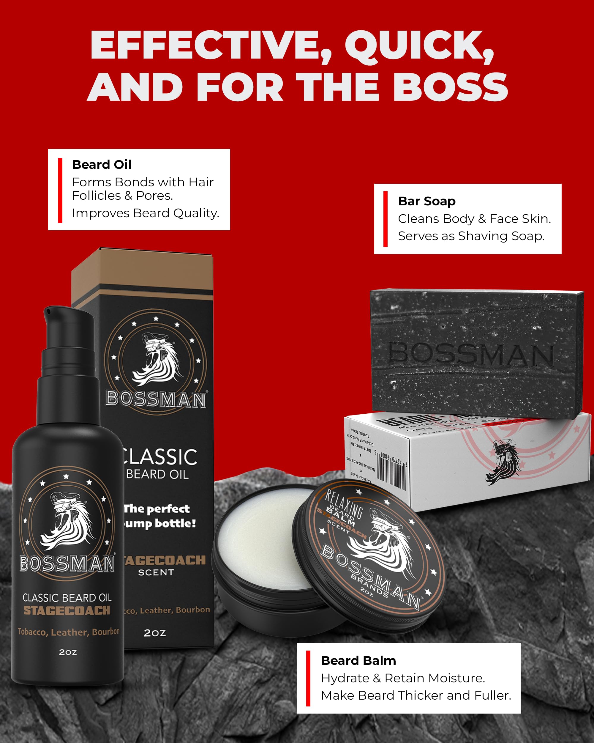 Made in the USA label signals domestic production and quality.