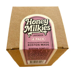 Boston Soap Co Lavender soap with raw honey hydrates and softens dry skin