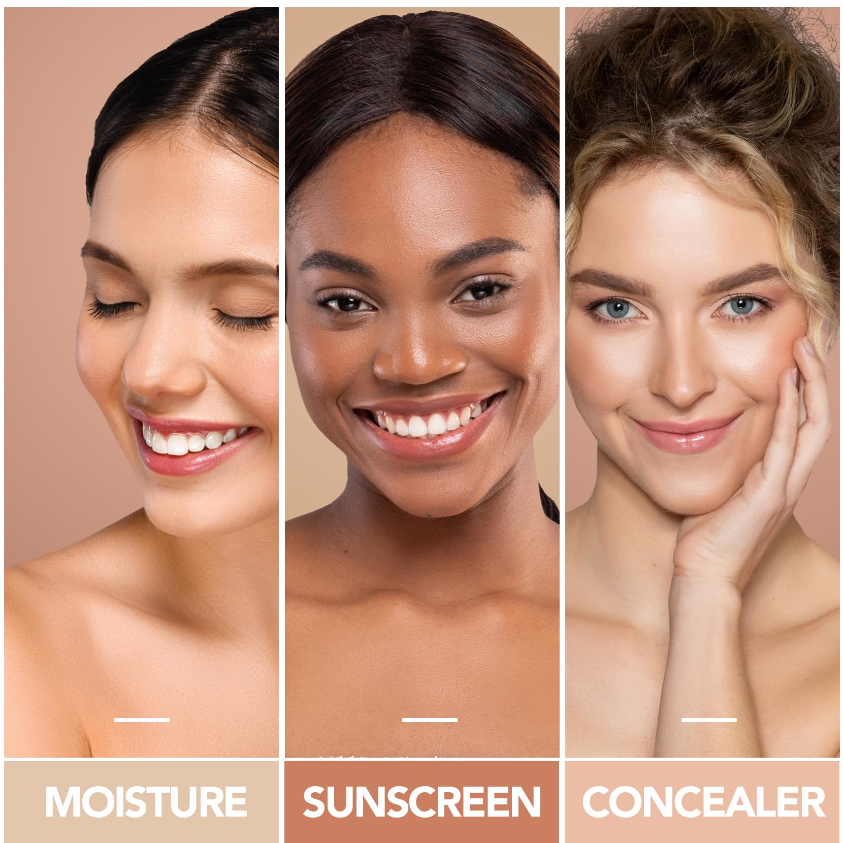 Botagus Foundation 4 in 1 with SPF50 offers sun protection for outdoors