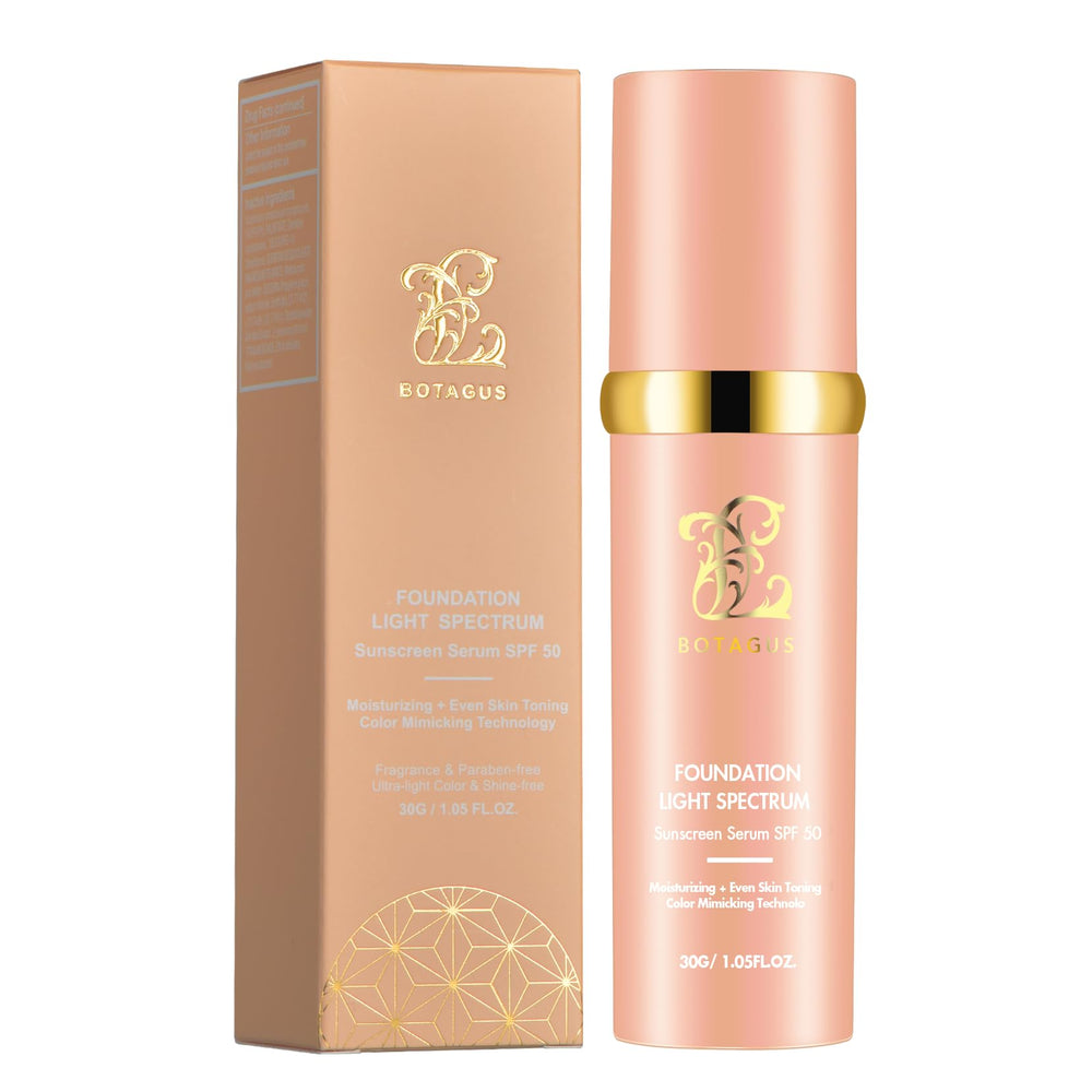 Botagus Match Foundation 4 in 1 bottle displaying skin-tone matching formula