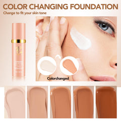 Botagus Match Foundation swatches reveal natural finish and shade range