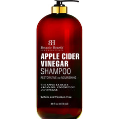 Botanic Hearth Apple Cider Vinegar Shampoo bottle 16 oz on display for daily use.