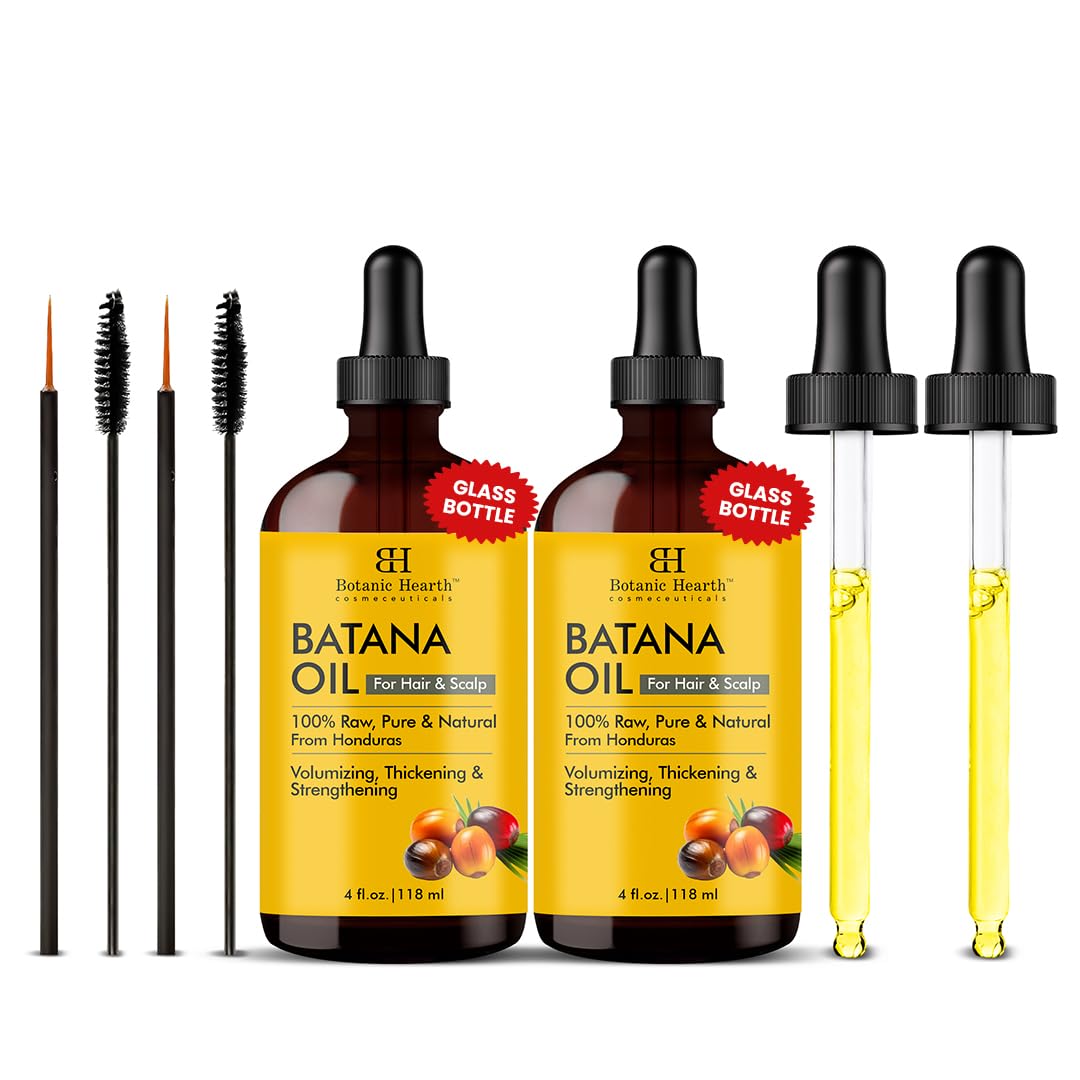 Botanic Hearth Batana Oil bottle front for nourishing scalp care