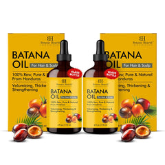 Close-up of Botanic Hearth Batana Oil showing raw formula