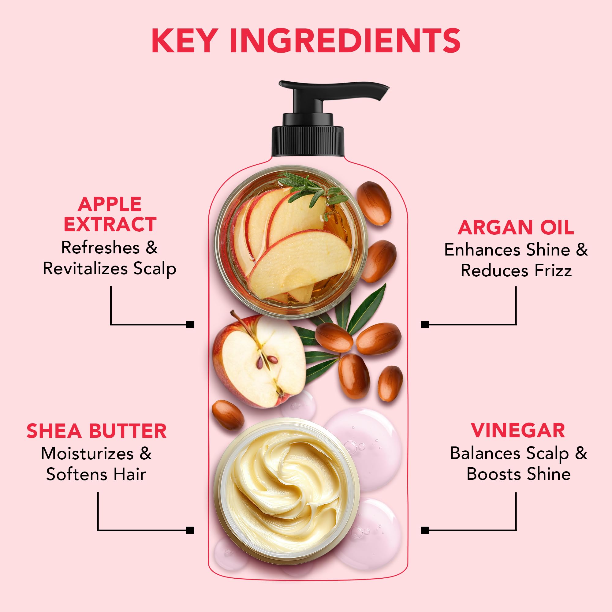 Botanic Hearth shampoo pouring to show rich clarifying texture and lather
