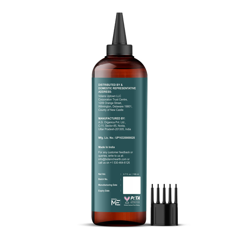 Botanic Hearth Rosemary Oil drop highlights active rosemary notes for refreshing scalp care