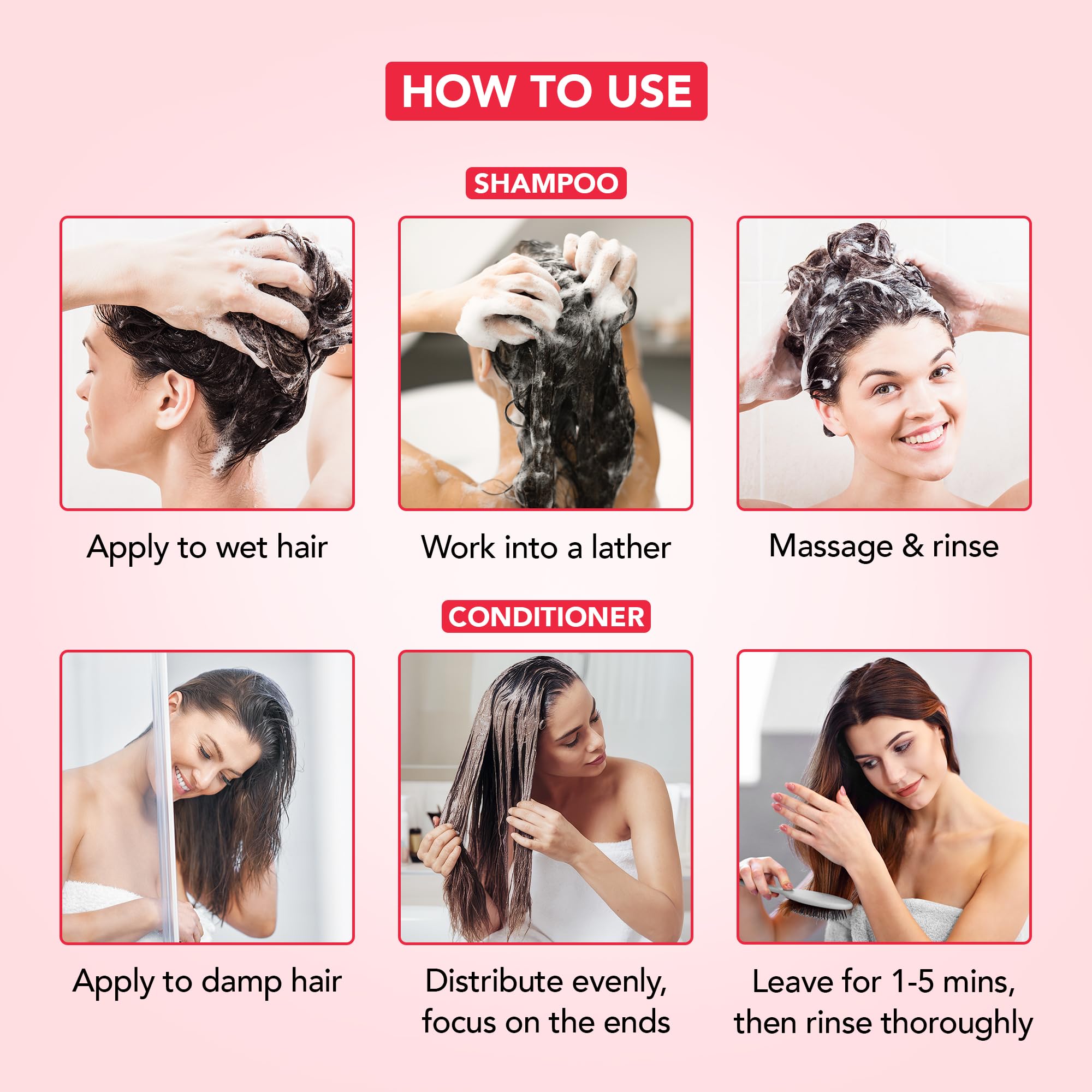 Closeup of Botanic Hearth shampoo ingredients featuring apple extract and argan oil.