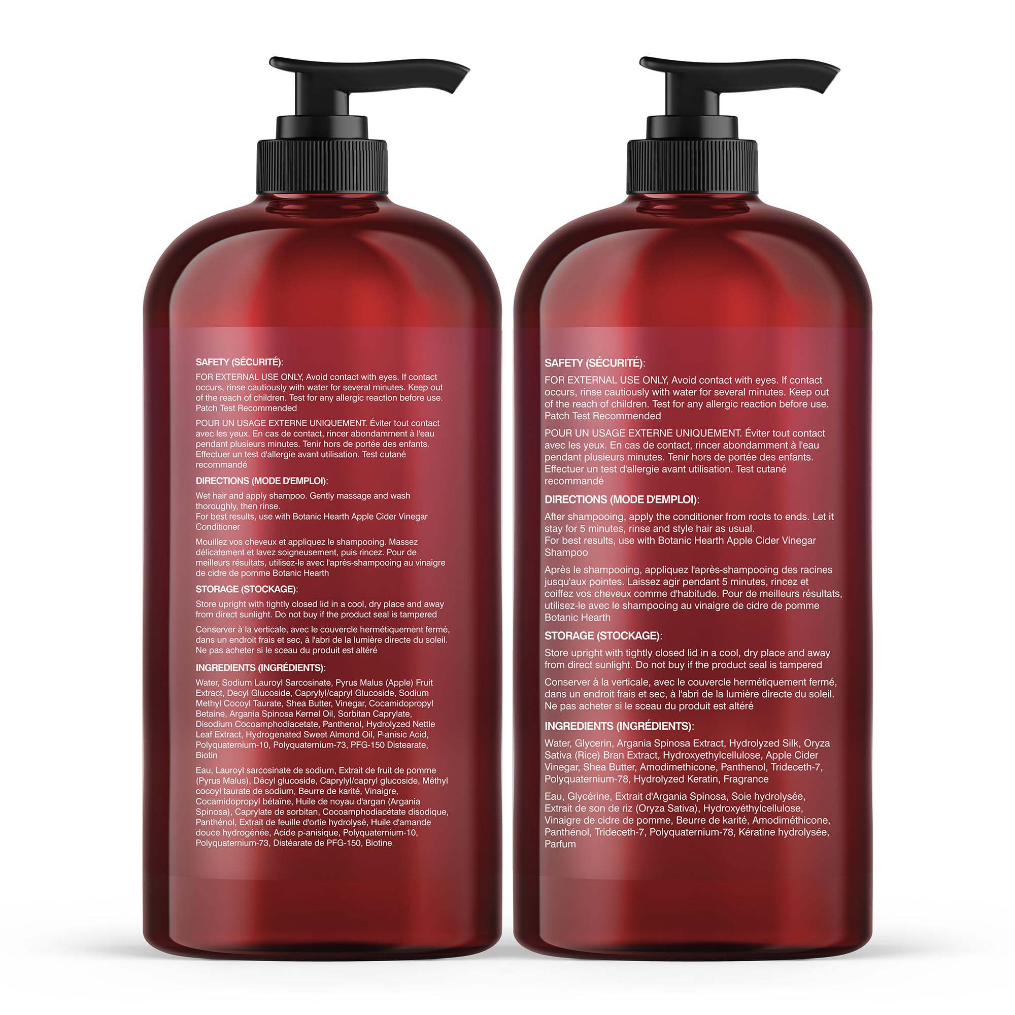 Botanic Hearth sulfate-free label indicating gentle daily cleansing.