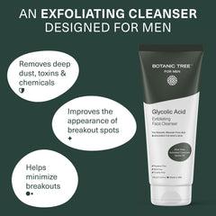 Botanic Tree face wash scrub texture highlights exfoliating beads and smooth skin texture.