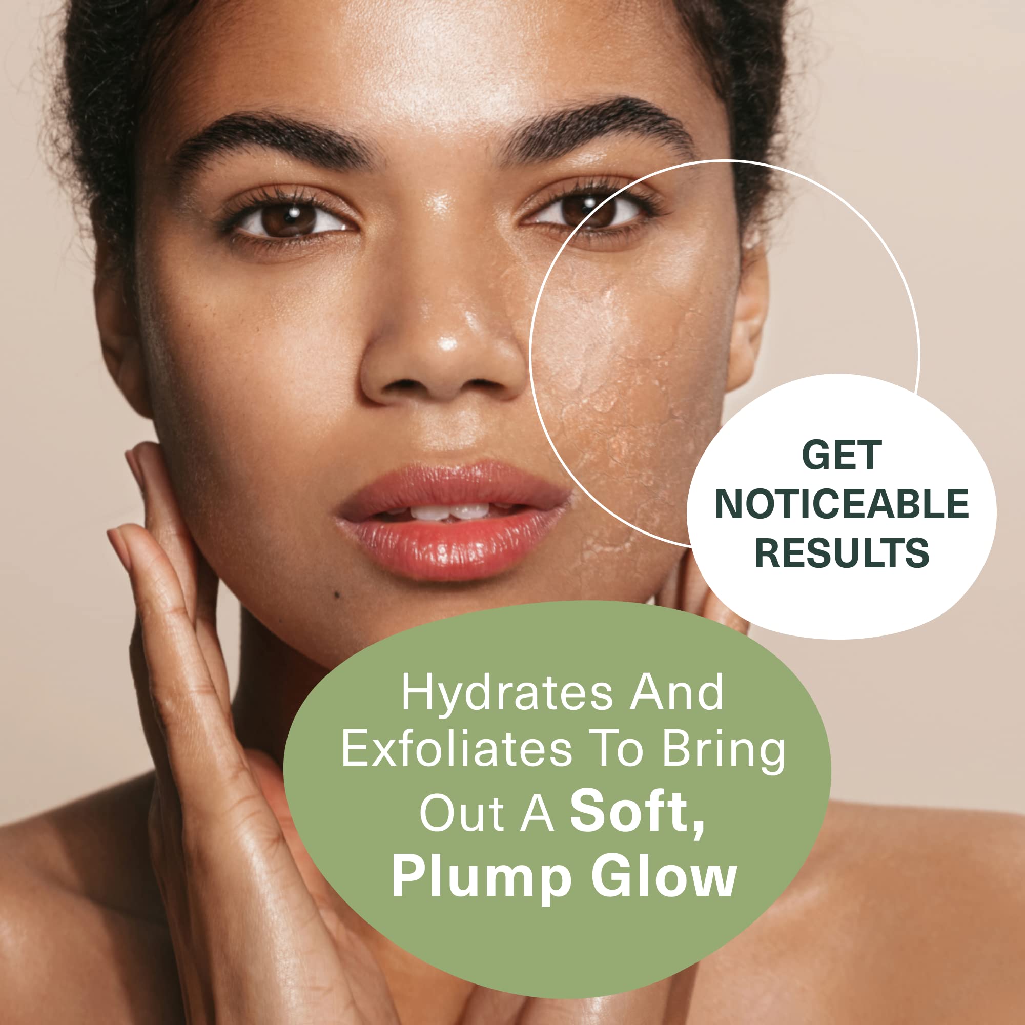 Botanic Tree bottle highlights ceramides and peptides for skin resilience.