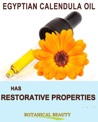 Calendula Oil applied to the face for gentle moisture on sensitive skin
