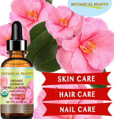 Camellia Seed Oil texture appears lightweight and non-greasy on skin