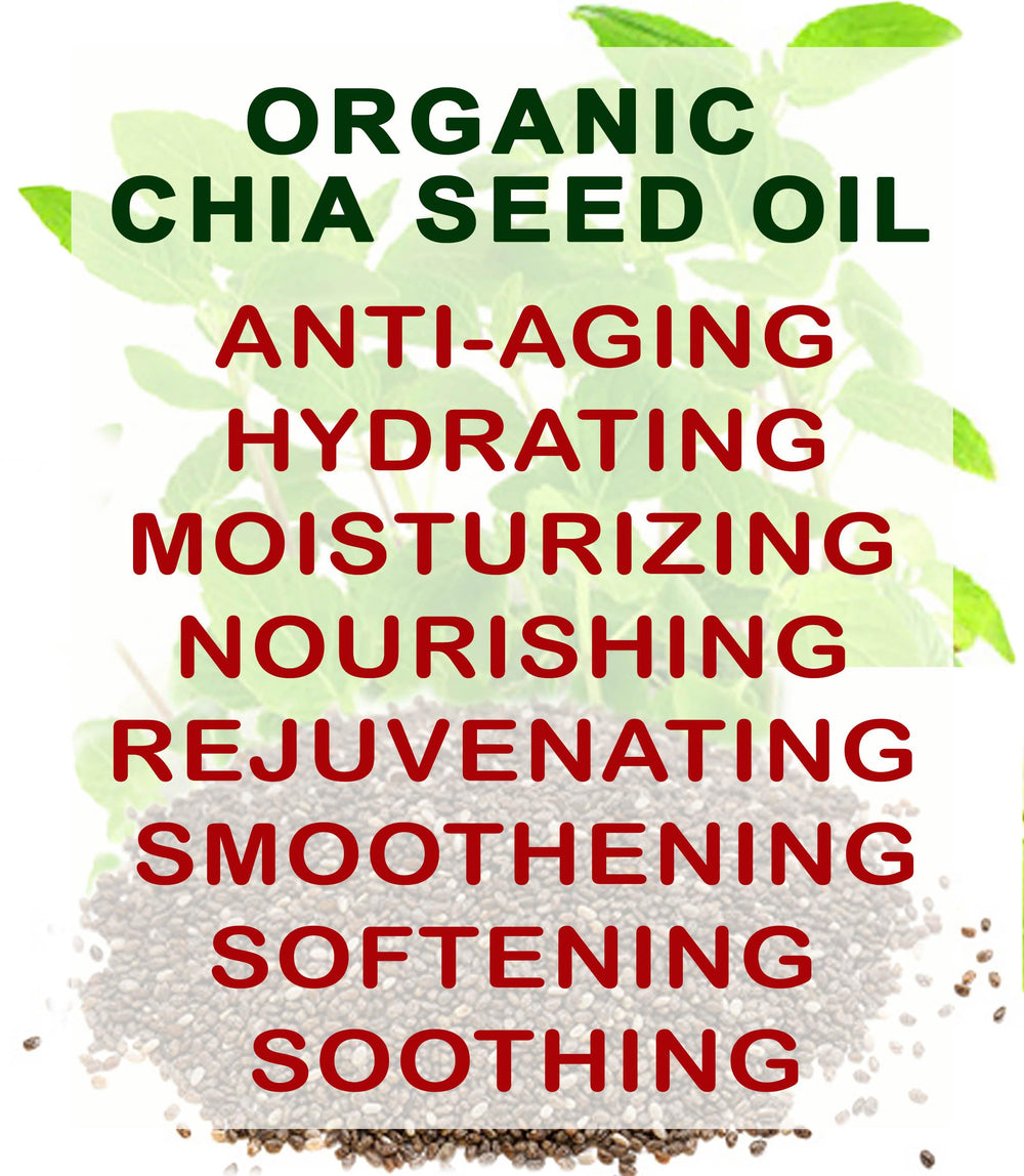 Botanical Beauty Chia Seed Oil shown in a daily skincare routine setup.