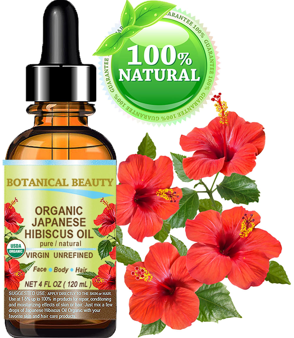 Botanical Beauty Hibiscus Oil on skin, absorbs quickly and non-greasy.