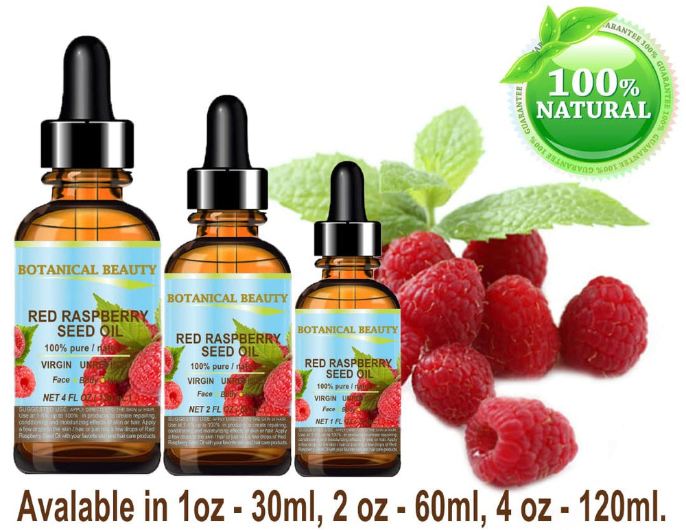 Botanical Beauty Red Raspberry Seed Oil for bath and body blends seamlessly