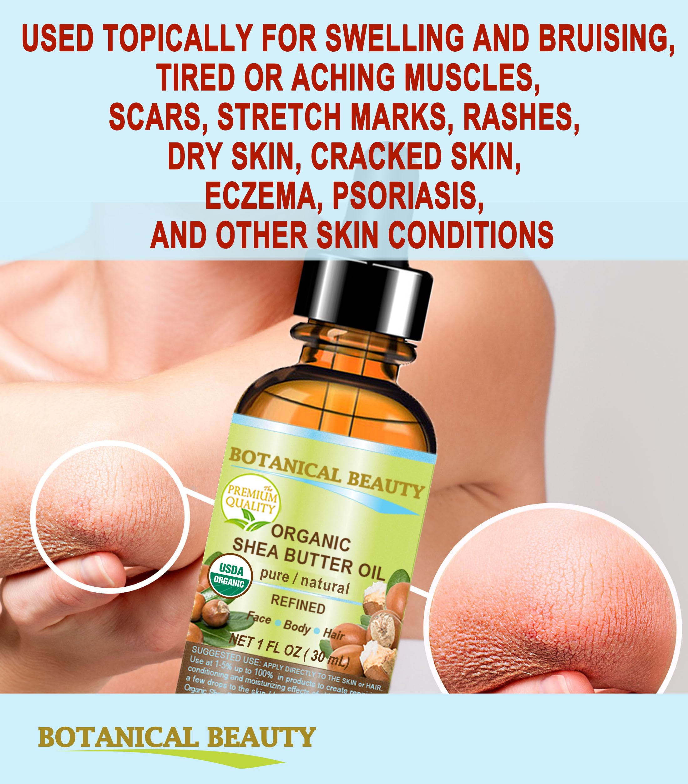 Massage use promotes relaxation and skin comfort